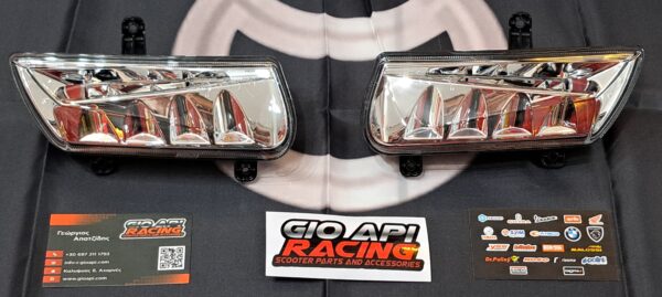 Φλας Μπρος LED Αριστερο-Δεξι Σετ Για Gilera/Aprilia Nexus-SrMax 125-250-300-500cc 2006-2014 Μοντέλα Καινούργια - Image 3